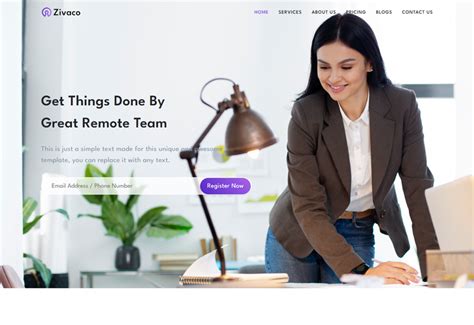 Zivaco - Bootstrap 5 Landing Page Template