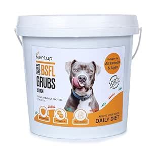 Keetup Dried BSFL Grubs 500g Insect Protein Dog Treats | All Breeds and ...