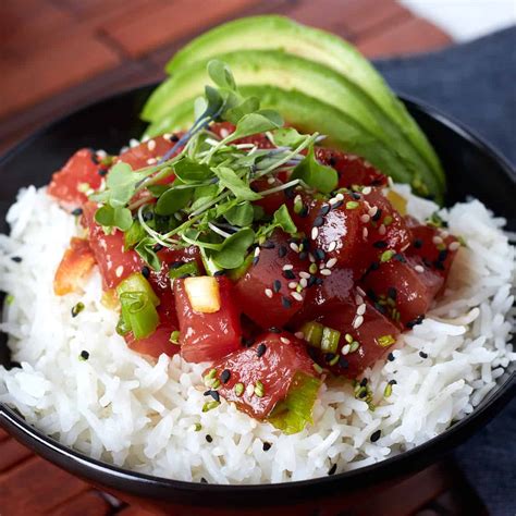 Spicy Tuna Avocado Bowl at Samantha Hanlon blog