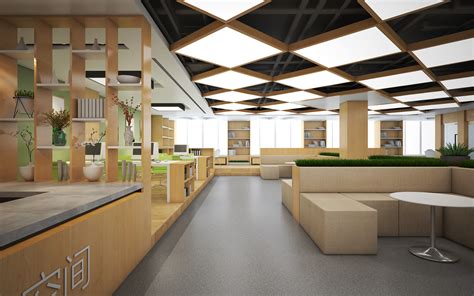 大学图书馆阅览室|空间|家装设计|yzw282 - 原创作品 - 站酷 (ZCOOL)