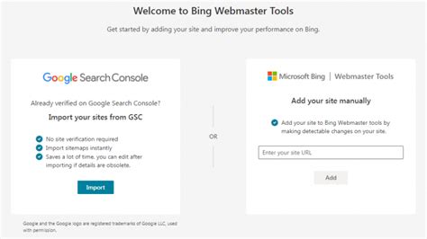 Bing Webmaster Tools 的图像结果