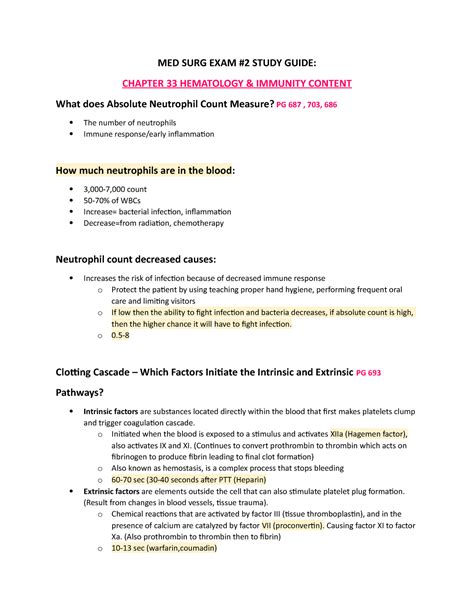 Image result for Med Surg Study Guide