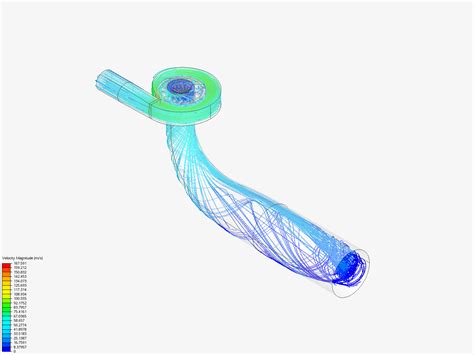 Flow Simulation Tutorial 的图像结果