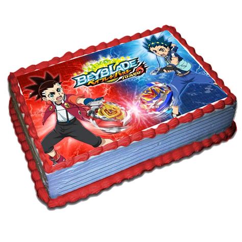 Buy GYKPZB-SAN Beyblade cake topper Cake Topper Edible 8.5 x 11.5 ...
