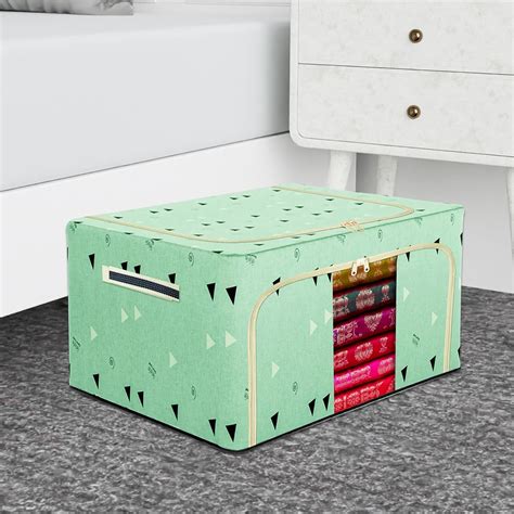 Kuber Industries Non Woven Storage Box | Steel Frame Storage Box ...