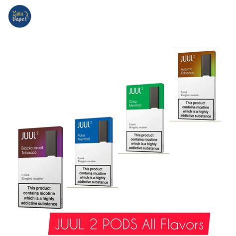 JUUL 2 PODS 18mg All Flavors in Dubai UAE - YALLA VAPE