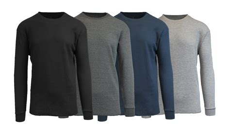 Men's Premium Quality Soft Knit, Anti-Shrink, Long Sleeve Thermal T ...