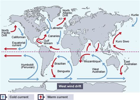 Cold Ocean Current World Map 的图像结果