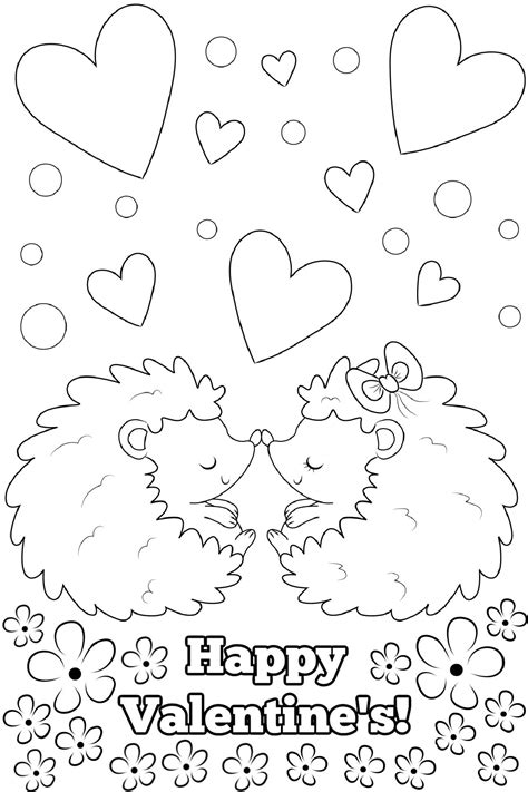 14 Valentine's Day Coloring Pages - Free Printables For All Ages