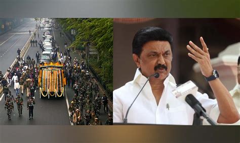 Denying apt site for last rites of Manmohan Singh an insult: CM Stalin ...