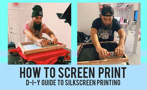 Image result for How to Use a Screen Printer