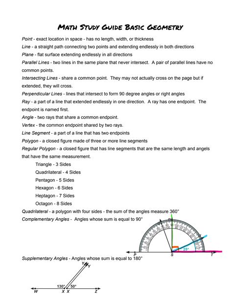 Image result for Geometry Study Guide Book