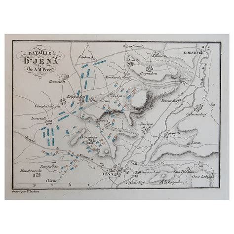 Original Antique Plan of The Battle of Arcole, Napoleon Bonaparte. Circa 1850 For Sale at 1stDibs