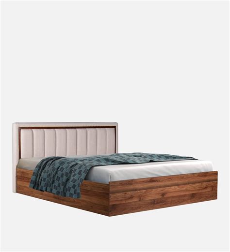 Eloa King Size Bed with Upholstered Headboard and Storage In Columbia ...
