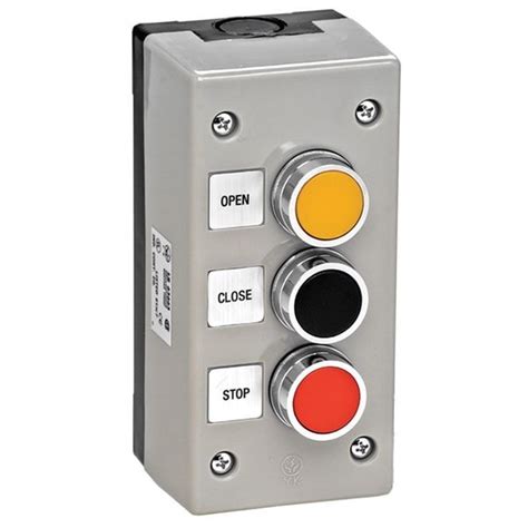 American Garage Door Supply Control Station, 3 Buttons, Surface Mount ...