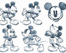 Image result for Mickey Mouse Sketch