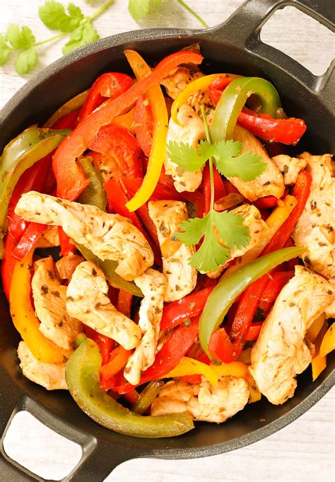 Skillet Chicken and Bell Peppers - Pam's Daily Dish