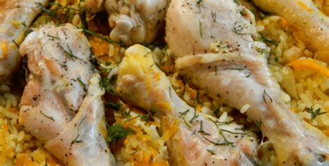 Ужин — рецепт риса с овощами и курицей в духовке — рецепт ужина