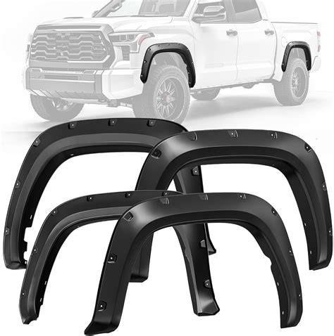 Amazon.com: YITAMOTOR Front Rear Fender Flares Compatible with 2022-2024 Toyota Tundra, Pocket ...