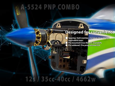 Scorpion A-5524 PNP Combo (12s / 35cc-40cc / 4662w) - Scorpion Power System