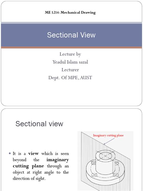Sectional View Drawing Examples 的图像结果