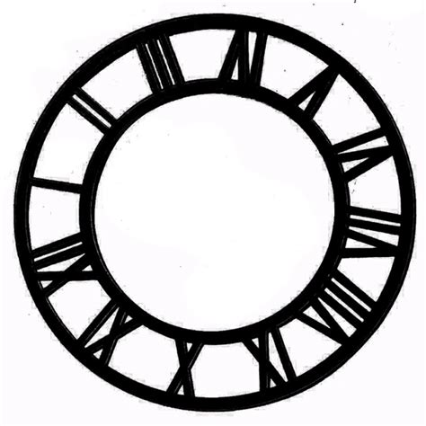 Acrylic Roman Number Clock Ring