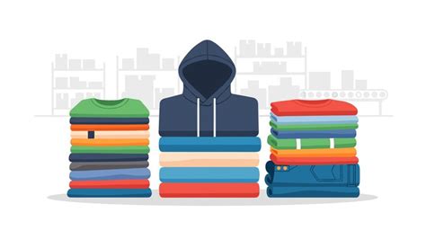 Clothing inventory and organization in a warehouse | Premium AI ...