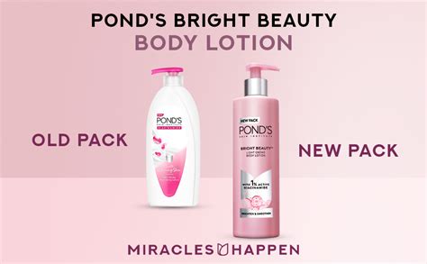 POND'S Bright Beauty Light Crème moisturizing Body Lotion With 1% ...