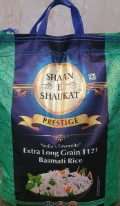 shaan-e-shaukat PRESTIGE 10KG Basmati Rice (Full Grain, Steam) Price in ...