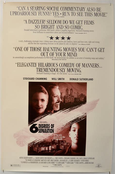“6 Degrees Of Separation” Original One Sheet Poster - Film Poster - Mo – pastposters