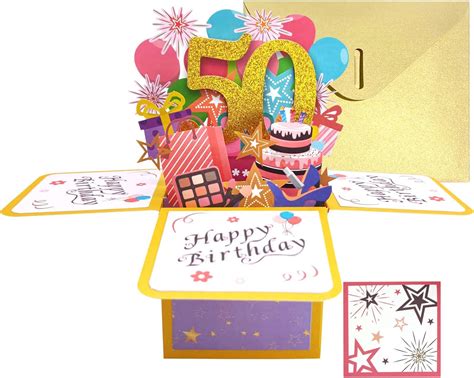 Amazon.com : Happy 50th Birthday Cards 50th Birthday Greeting Card 50th ...