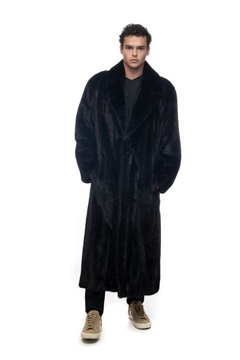 Men's Full Length Mink Coat - Sakowitz Furs
