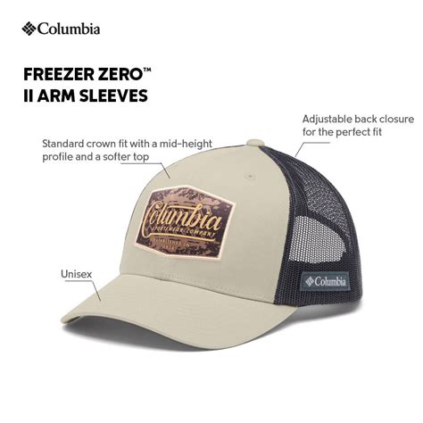 Columbia Unisex Beige Columbia Mesh Snap Back - High