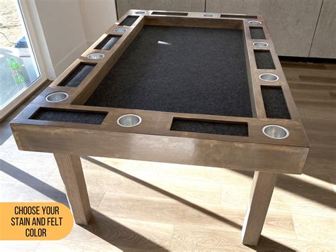 Board Game Table With Removable Topper, RPG Gaming Table, Convertible ...