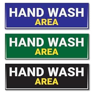 Connect & Collect General Hygiene Safety Sign Stickers | 8x3 Inches ...