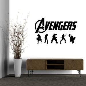 BRITISH TERMINAL 60.96 cm Marvel Avengers Self Adhesive Decorative Wall ...