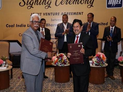 CIL and BHEL sign joint venture agreement for ammonium nitrate plant in ...
