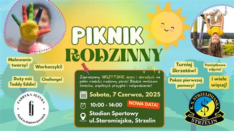 Piknik Rodzinny - Strzelin - 7 czerwca 2025 (NOWA DATA!), Stadion ...