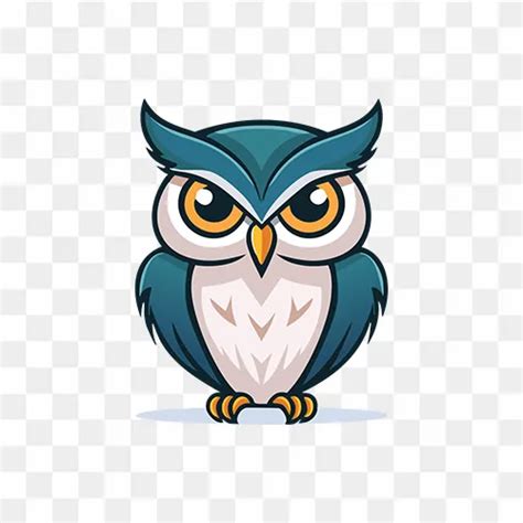 Owl Mascot Logo Free Transparent PNG