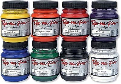 Buy Jacquard Dye-Na-Flow 8 Color Set Online India | Ubuy