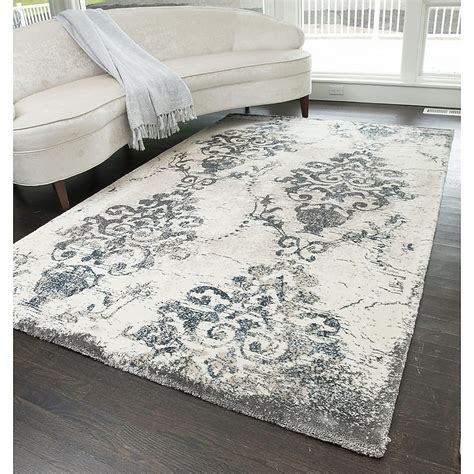 Rugs America Brighton 2 x 4 (ft) Loomed Polypropylene Ivory Stone ...