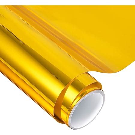 Holographic Craft Vinyl Gold Adhesive Vinyl Roll – Huge Glossy Adhesive ...