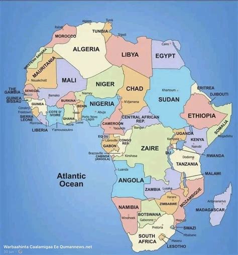 Visit African Continent (Kenya, Uganda) | Africa map, African countries map, Africa continent