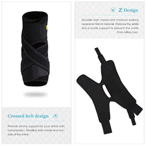 Yosoo Latex-Free Ankle Compression Brace - India | Ubuy