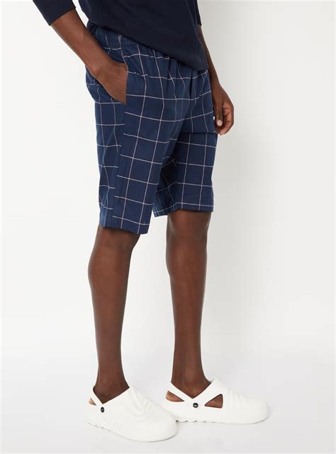 Buy Men Checked Loungewear Shorts Online at just Rs. 499.0 ...