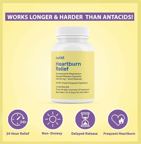 Buy Curist Esomeprazole 20mg Capsules Delayed-Release - Acid Reflux ...