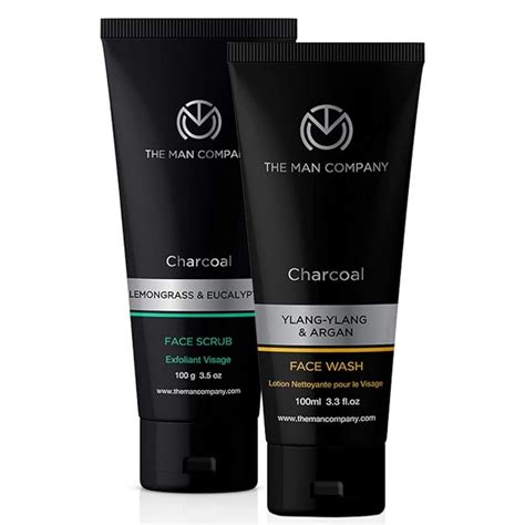 The Man Company Charcoal Face Scrub with Face Wash (BUY 1 GET 1 Free ...