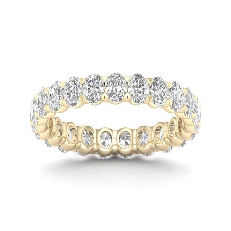2 ctw Oval Diamond Eternity Band