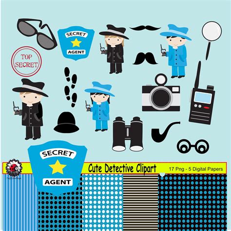 Detective Clip Art, Private Investigator, Detective Kids, Investigation ...