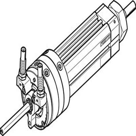 DSL-32-40-270-CC-A-S20-B Festo | Festo DSL Series 8 bar Double Action ...